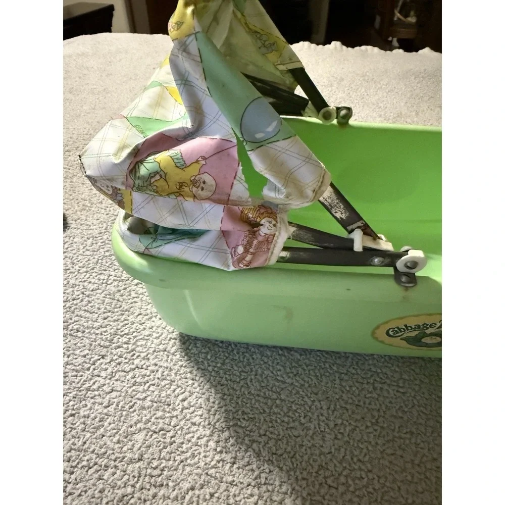 Cabbage Patch Kids Vintage African American  Twins Carriage Basket  B HM5 G HM20